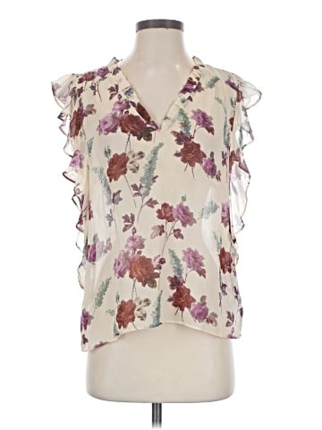 Paige Sleeveless Silk Top (view 1)