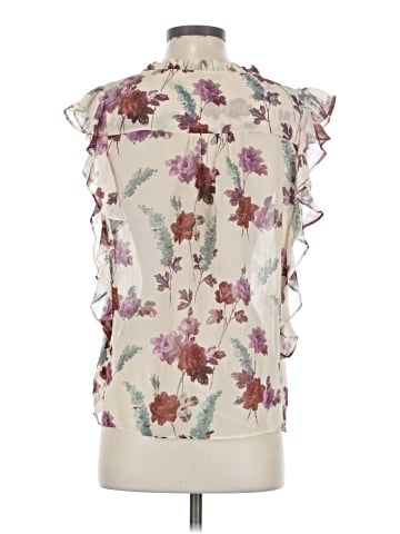 Paige Sleeveless Silk Top (view 2)