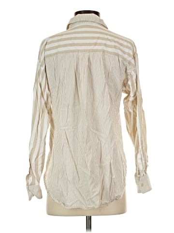 Ann Taylor LOFT Long Sleeve Button-Down Shirt (view 2)