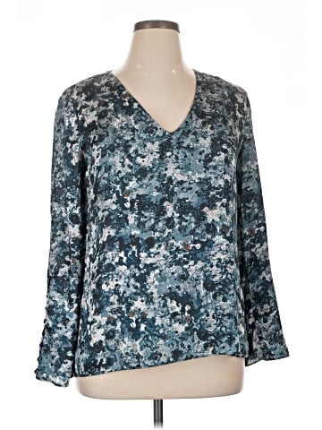 Waverly Grey Long Sleeve Blouse (view 1)