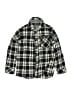 Sovereign Code Plaid Black Long Sleeve Button-Down Shirt Size 6 - photo 1