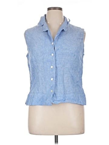Coldwater Creek Sleeveless Button-Down Shirt (view 1)