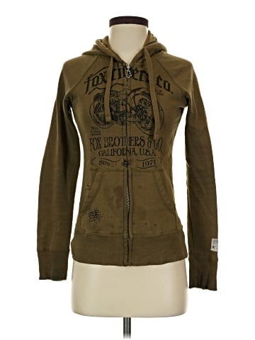 Fox Zip Up Hoodie (view 1)