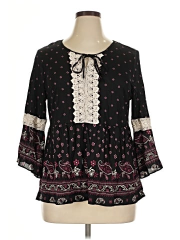 Style&Co 3/4 Sleeve Blouse (view 1)