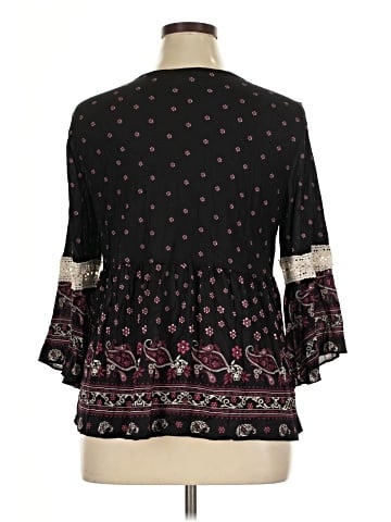 Style&Co 3/4 Sleeve Blouse (view 2)