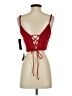 Lulus 100% Polyester Red Sleeveless Top Size S - photo 2