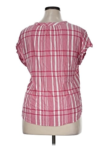 Liz Claiborne Short Sleeve Blouse (view 1)