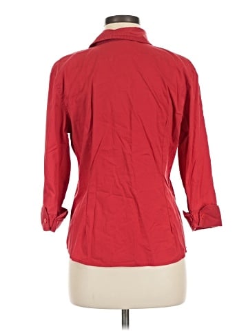 DressBarn 3/4 Sleeve Button-Down Shirt (view 2)