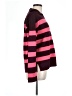 Talbots Stripes Pink Wool Pullover Sweater Size L - photo 4