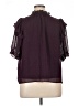 Express Purple Short Sleeve Blouse Size XL - photo 2