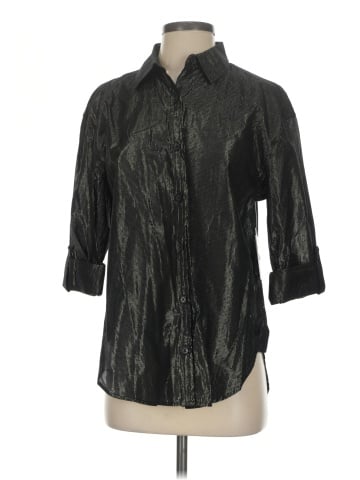 Gloria Vanderbilt 3/4 Sleeve Button-Down Shirt (view 1)