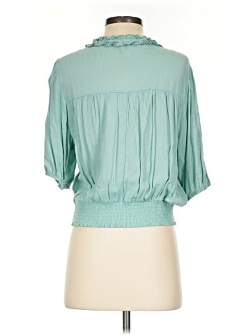 Blue Rain Short Sleeve Blouse (view 2)