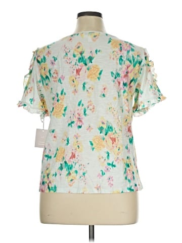 LC Lauren Conrad Short Sleeve Blouse (view 2)