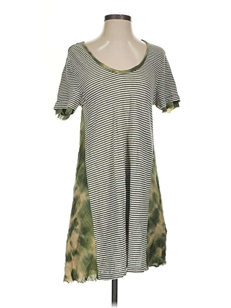 Pre-owned Burning Torch Casual Dress In Green