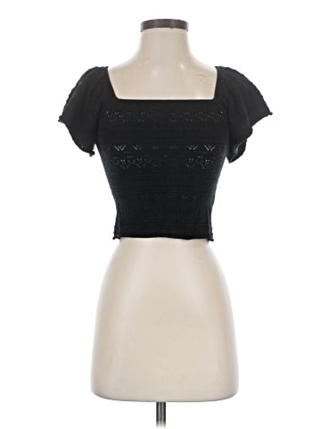 Hem & Thread Short Sleeve Top (view 1)
