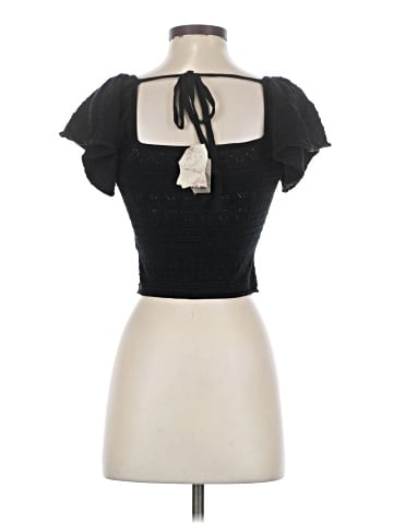 Hem & Thread Short Sleeve Top (view 2)