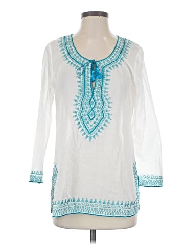 Calypso St. Barth 3/4 Sleeve Blouse (view 1)