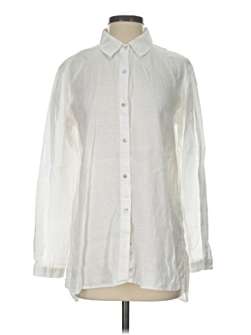 Eileen Fisher Long Sleeve Button-Down Shirt (view 1)
