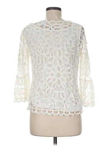J. McLaughlin 3/4 Sleeve Blouse (view 2)