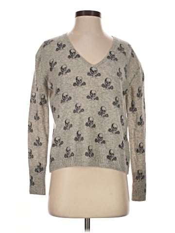 Skull Cashmere Cashmere Pullover Sweater (view 1)