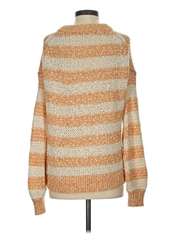 Madewell Baez Pullover Sweater in Stripe (view 2)