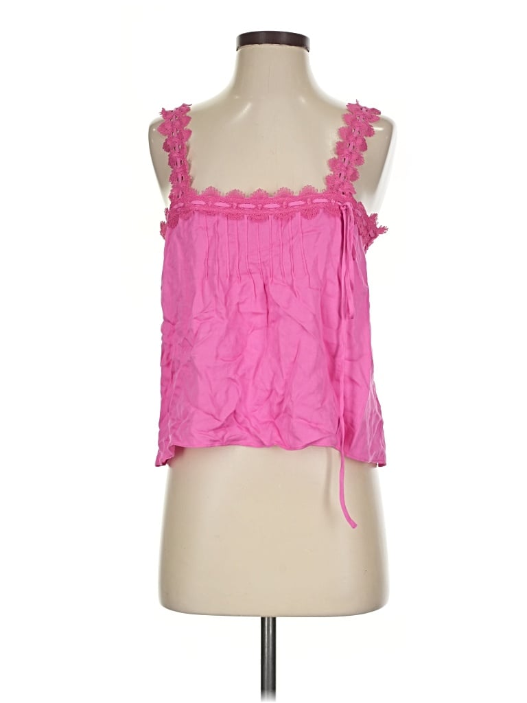 Pre-owned Shabby Chic Sleeveless Blouse In Pink
