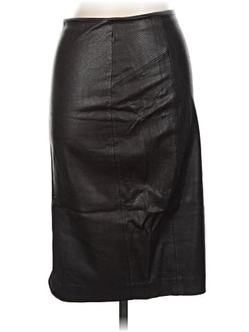 Zara Basic Faux Leather Skirt (view 1)