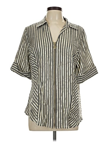 Anne Klein Short Sleeve Blouse (view 1)