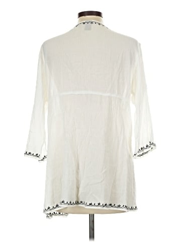 Apostrophe 3/4 Sleeve Blouse (view 2)