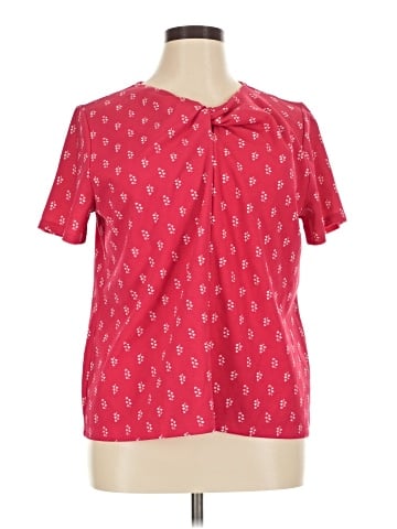 Ann Taylor Short Sleeve Blouse (view 1)