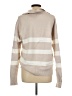 Tahari Stripes Tan Pullover Sweater Size L - photo 2