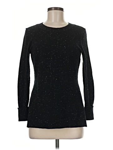Aqua Cashmere Pullover Sweater (view 1)