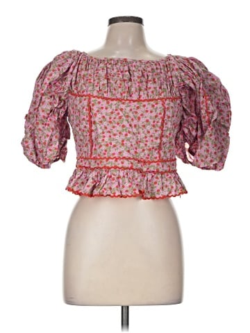 Loeffler Randall 3/4 Sleeve Blouse (view 1)