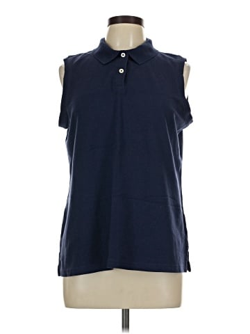L.L.Bean Sleeveless Button-Down Shirt (view 1)