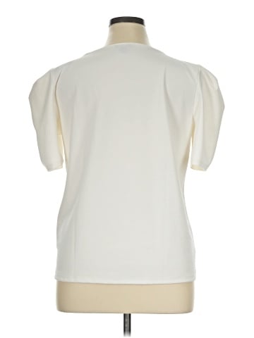 Ann Taylor Factory Short Sleeve Blouse (view 2)