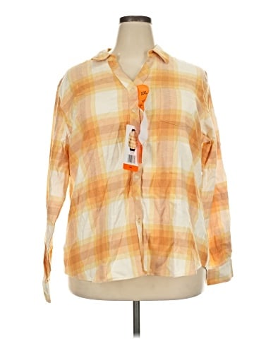 Weatherproof 3/4 Sleeve Button-Down Shirt (view 1)