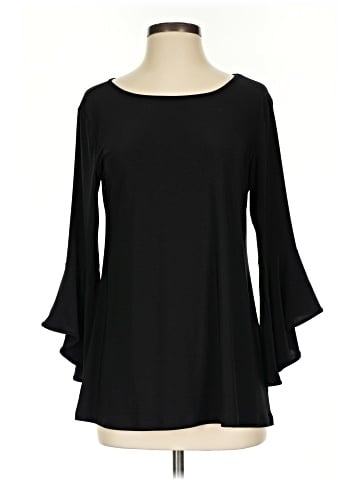 Women With Control 3/4 Sleeve Top (view 1)