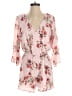 Everly 100% Polyester Floral Pink Romper Size S - photo 1
