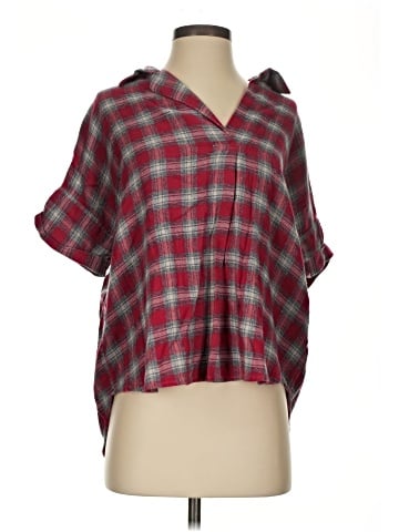 Madewell Courier Button-Back Shirt in Fairfax Plaid (view 1)