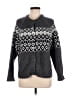 Talbots Argyle Gray Cardigan Size Lg Petite - photo 1