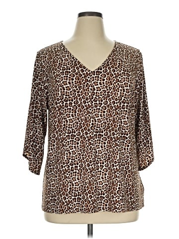 MICHAEL Michael Kors 3/4 Sleeve Blouse (view 1)
