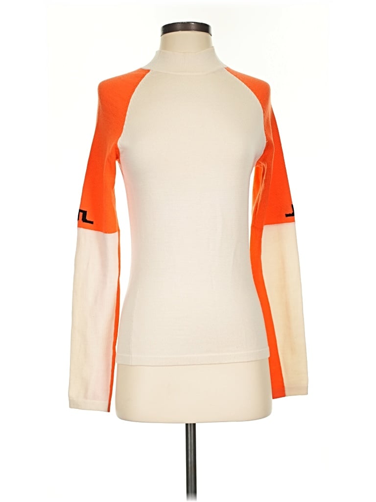 Pre-owned J. Lindeberg J.lindeberg Sweatshirt In Orange