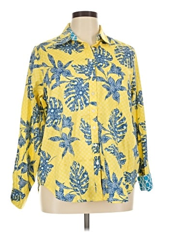 Ruby Rd. Long Sleeve Button-Down Shirt (view 1)