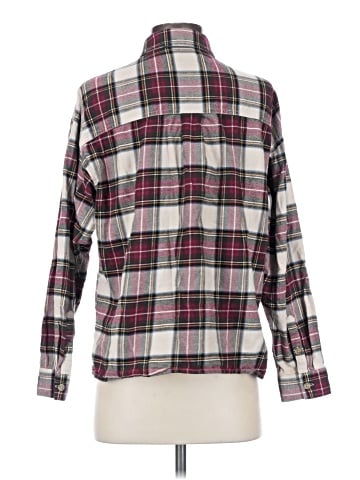 Madewell Flannel Shirt-Jacket in Tartan Plaid (view 2)