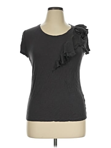 New York & Company Short Sleeve T-Shirt (view 1)