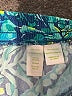 Lilly Pulitzer 100% Rayon Tropical Blue Board Shorts Size S - photo 4