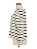 Talbots 100% Cotton Stripes Ivory Pullover Sweater Size XL - photo 5