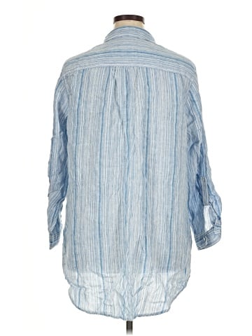 Jones & Co 3/4 Sleeve Button-Down Shirt (view 2)