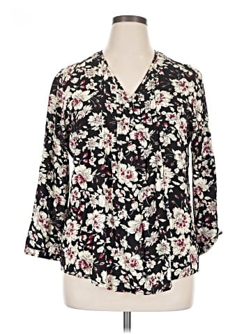 Fun2Fun 3/4 Sleeve Blouse (view 1)