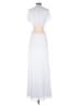 Lulus 100% Polyester White Cocktail Dress Size S - photo 2